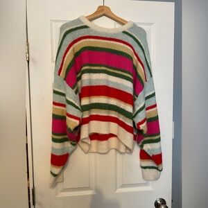 Colorful Striped Women's GAP Sweater